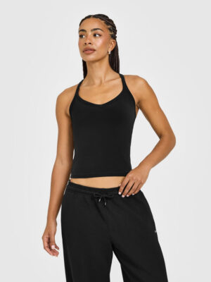 COTTON RACER BACK FITTED VEST