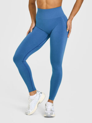 EFFORTLESS SEAMLESS LEGGINGS WITH WHITE LOGO
