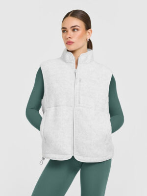 FLEECE GILET WITH CHEST POCKET