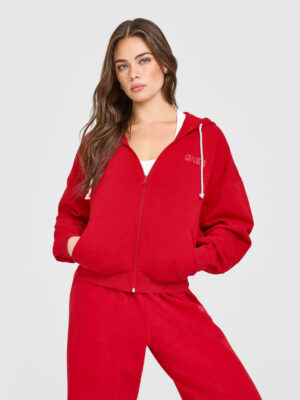 RAW LOUNGE OVERSIZED ZIP HOODIE