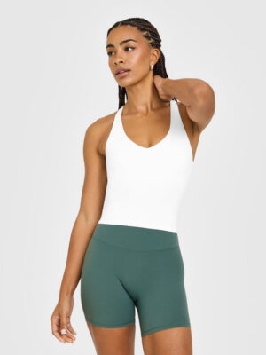 SOFTMOTION RACER BACK MID VEST WITH BUILT IN BRA SHELF