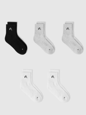 MID CREW SOCKS 5 PACK