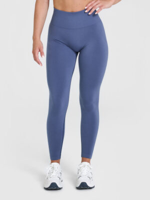 EFFORTLESS SEAMLESS LEGGINGS WITH WHITE LOGO