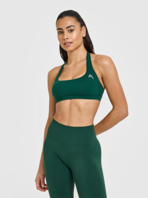 EASYLIFT HALTER BRALETTE WITH WHITE LOGO