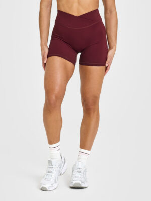 UNIFIED WRAP SHORTS WHITE LOGO 6"