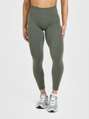 EFFORTLESS SEAMLESS LEGGINGS WITH WHITE LOGO