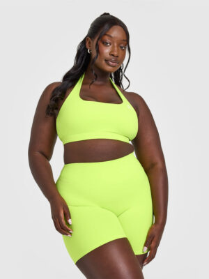 EASYLIFT HALTER BRALETTE WITH WHITE LOGO