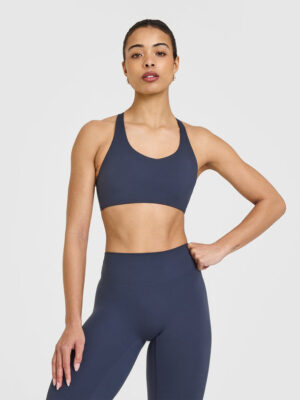 SOFTMOTION SPORTS BRA WITH WHITE LOGO