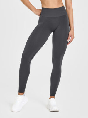 EFFORTLESS SEAMLESS LEGGINGS WITH WHITE LOGO