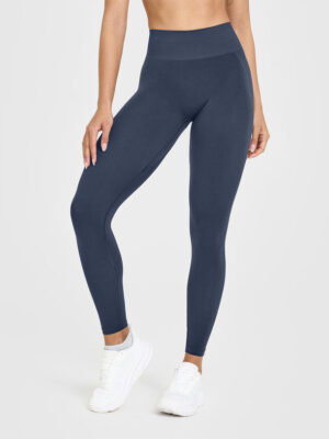 EFFORTLESS SEAMLESS LEGGINGS WITH WHITE LOGO