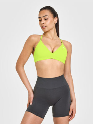EASYLIFT ULTRA MINIMAL V NECK BRALETTE WITH WHITE LOGO