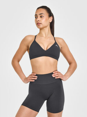 EASYLIFT ULTRA MINIMAL V NECK BRALETTE WITH WHITE LOGO