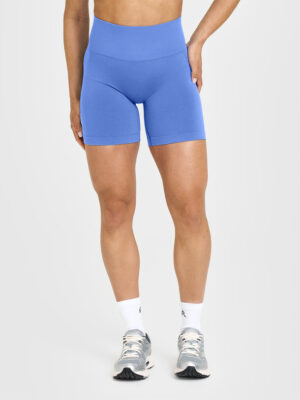 EFFORTLESS SEAMLESS SHORTS WITH WHITE LOGO