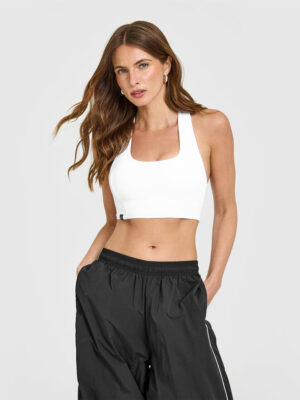 MELLOW RIB SQUARE NECK BRA