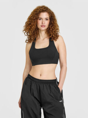 MELLOW RIB SQUARE NECK BRA