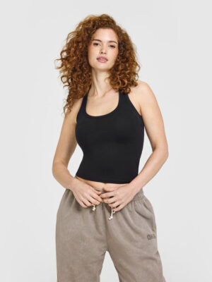 COTTON FITTED TANK TOP
