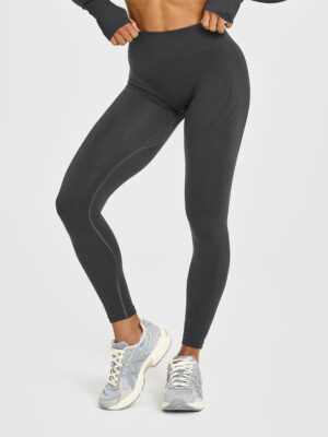 ENHANCELIFT SEAMLESS LEGGINGS WITH WHITE LOGO