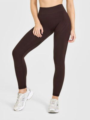 ENHANCELIFT SEAMLESS LEGGINGS WITH WHITE LOGO
