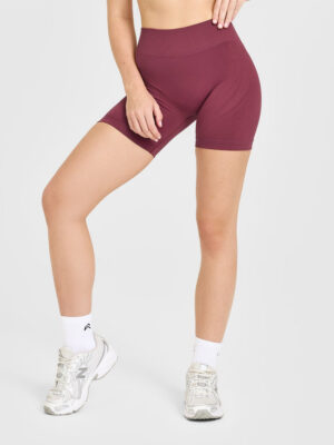 ENHANCELIFT SEAMLESS SHORTS WITH WHITE LOGO