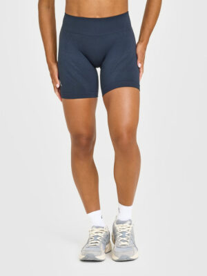 ENHANCELIFT SEAMLESS SHORTS WITH WHITE LOGO