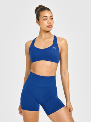 EASYLIFT CROSS BACK SPORTS BRA WITH WHITE LOGO