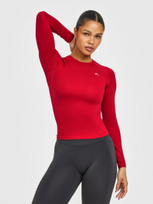 GO TO SEAMLESS FITTED LONG SLEEVE TOP