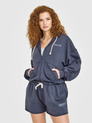 RAW LOUNGE OVERSIZED ZIP HOODIE