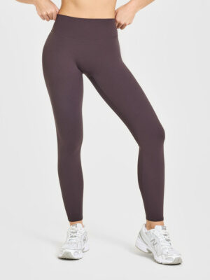 SOFTMOTION HIGH WAISTED LEGGINGS WITH WHITE LOGO