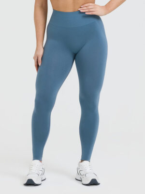 EFFORTLESS SEAMLESS LEGGINGS WITH WHITE LOGO