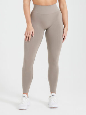 EFFORTLESS SEAMLESS LEGGINGS WITH WHITE LOGO