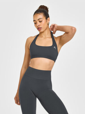 EASYLIFT HALTER BRALETTE WITH WHITE LOGO