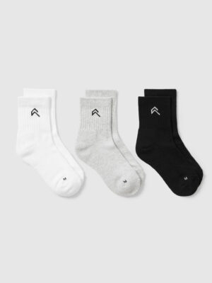 MID CREW SOCKS 3 PACK