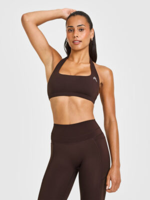 EASYLIFT HALTER BRALETTE WITH WHITE LOGO