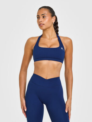 EASYLIFT HALTER BRALETTE WITH WHITE LOGO