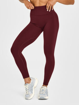 EFFORTLESS SEAMLESS LEGGINGS WITH WHITE LOGO
