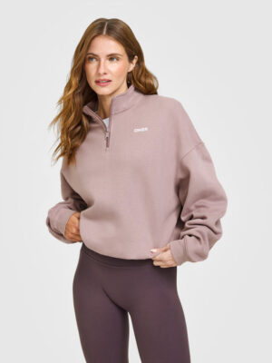 MID WEIGHT 1/4 ZIP SWEATSHIRT