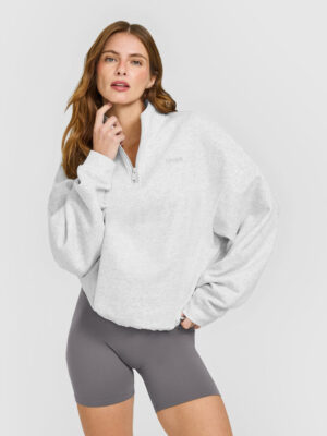 MID WEIGHT 1/4 ZIP SWEATSHIRT