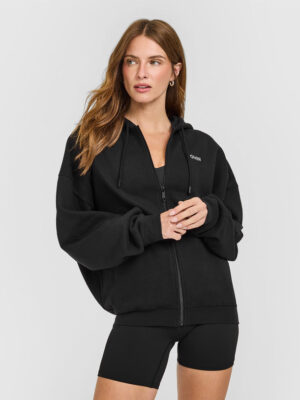 MID WEIGHT RELAXED ZIP UP HOODIE