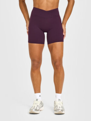 UNIFIED WRAP SHORTS WHITE LOGO 6"