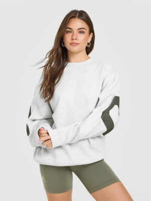 FOUNDATIONS OVERSIZED ONER CREW NECK SWEATSHIRT