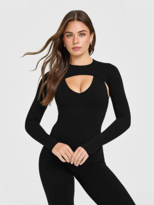 SOFTMOTION SHRUG COVER WITH WHITE LOGO