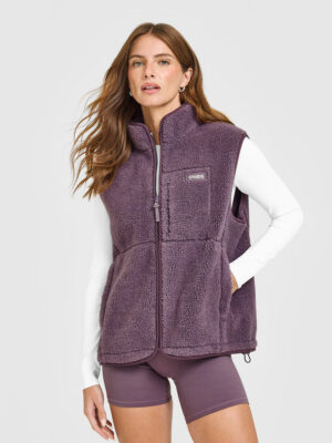 FLEECE VEST WITH CHEST POCKET