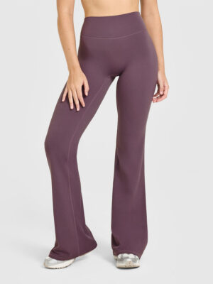 SOFTMOTION FLARED PANTS WITH WHITE LOGO