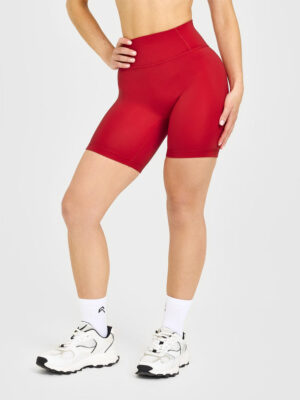 TIMELESS HIGH WAISTED SHORTS WITH WHITE LOGO