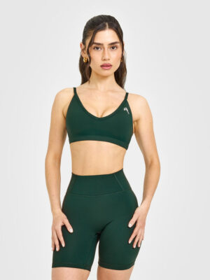 TIMELESS STRAPPY BRALETTE WITH WHITE LOGO