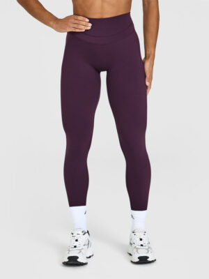 UNIFIED HIGH WAISTED LEGGINGS WHITE LOGO