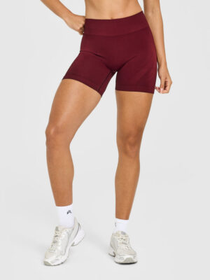 ENHANCELIFT SEAMLESS SHORTS WITH WHITE LOGO
