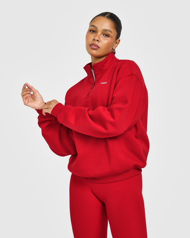 WINTER_SEASONAL_FOUNDATIONS_1-4_ZIP_SWEATSHIRT_LIGHTTOASTEDRED_250916_PDP_1440x1800_01_c930d392-62a7-46b8-91e7-fd55b0f8a6b0_650x.jpg