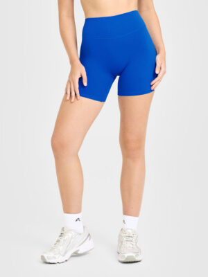 SOFTMOTION HIGH WAISTED SHORTS 6" WITH WHITE LOGO