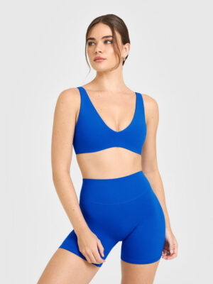 SOFTMOTION SCOOP BACK BRALETTE WITH WHITE LOGO